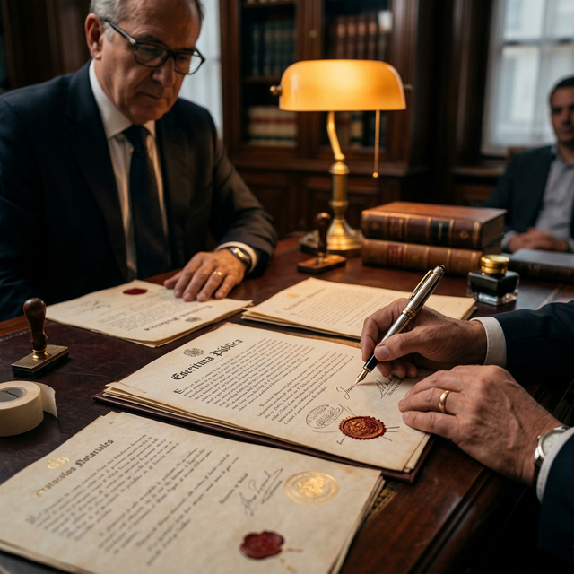 Escrituras y Protocolos Notariales